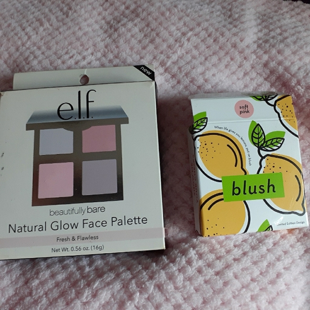 Elf face quad and elizabeth mott blush